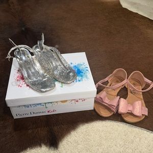 Sparkling Cinderella shoes and the other pair of sandals is for free!!